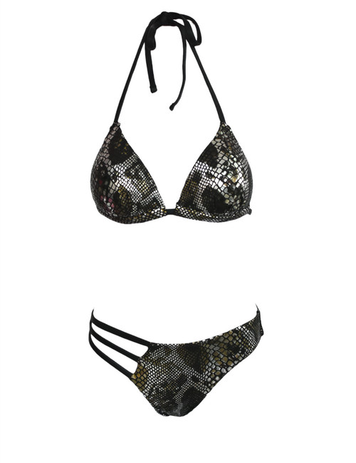 Swimsuit SWIMWEAR Two-piece swimsuit with snake print